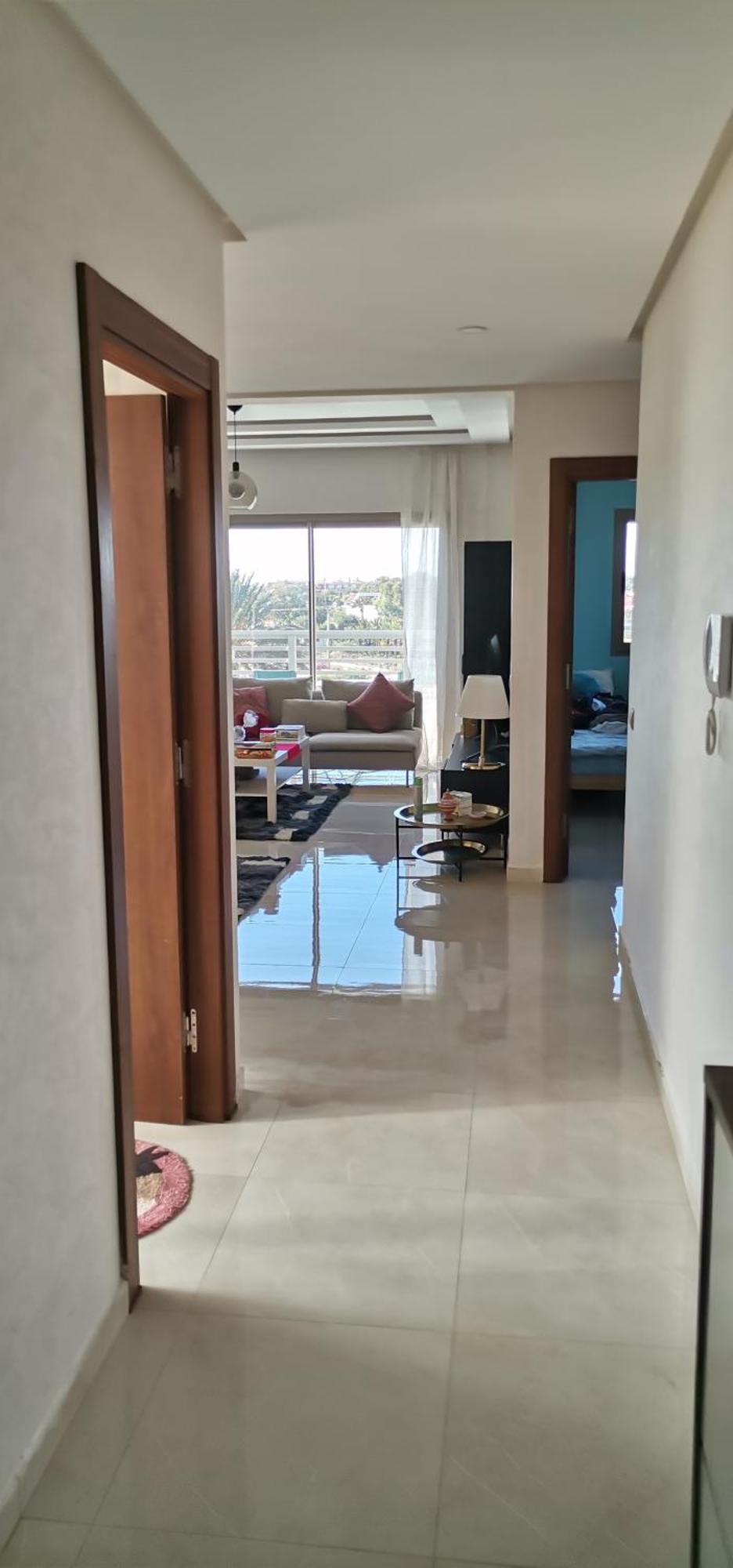 Grand Appartement Vue Golf A 2 Min De La Plage Bouznika ภายนอก รูปภาพ